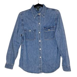 Lauren Ralph Lauren Denim Shirt, Size M